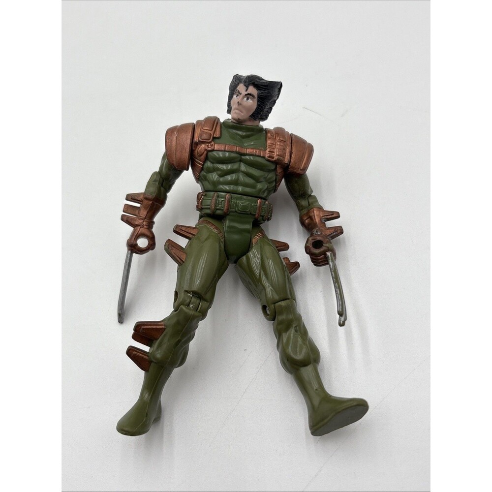 1993 Toy Biz Marvel Uncanny X-Men Series 4 Wolverine Action Figure Green Version